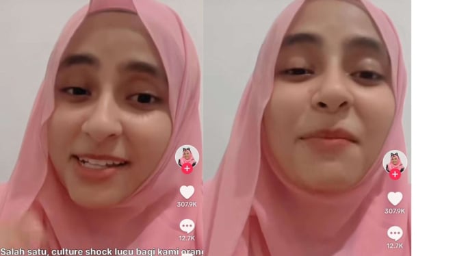 Seorang Wanita Arab Terkejut saat Mendengar Sholawat di Indonesia