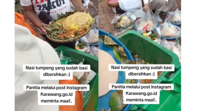 Meskipun Membuang Nasi Tumpeng, Pemkab Karawang Tetap Berambisi Raih Rekor MURI