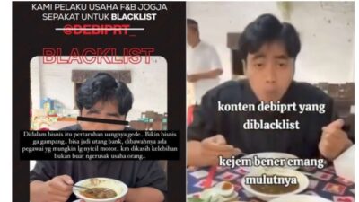 Nasib Food Vlogger Debiprt yang Diblacklist Pengusaha Kuliner di Jogja Berakhir Seperti Ini