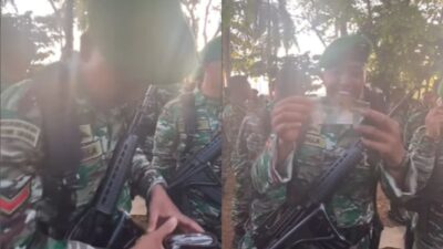 Momen Haru Saat Gladi Bersih HUT TNI, Pesan Wasiat dari Mahasiswa Unnes